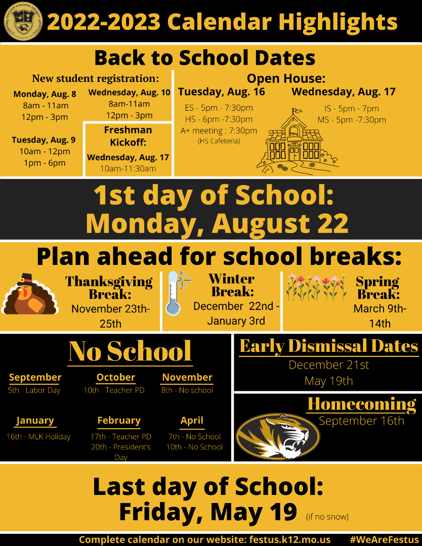 2022 - 2023 Back to School Open House